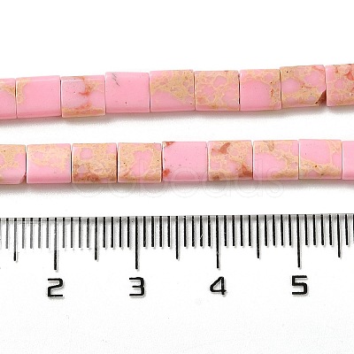 Synthetic Imperial Jasper Beads Strands G-F762-A08-01-1
