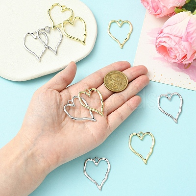 5Pcs Zinc Alloy Pendants FIND-YW0010-03G-1