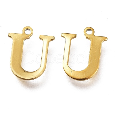 PVD Vacuum Plating 304 Stainless Steel Charms STAS-H112-U-G-1
