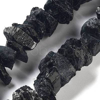 Raw Rough Natural Tourmaline Beads Strands G-P528-A13-01-1