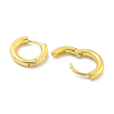 Brass Hoop Earrings EJEW-L211-003G-1