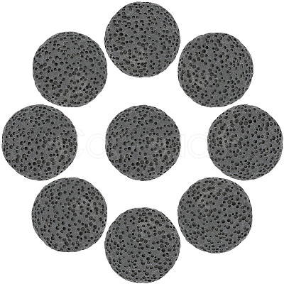 24Pcs Unwaxed Natural Lava Rock Beads G-PA0002-11A-1