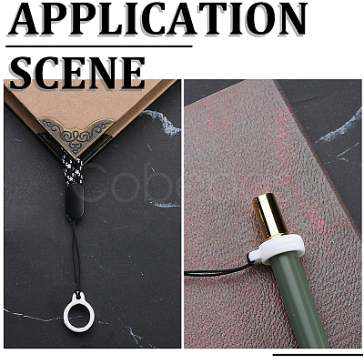 60Pcs 2 Style Silicone Pendant SIL-GF0001-43C-1