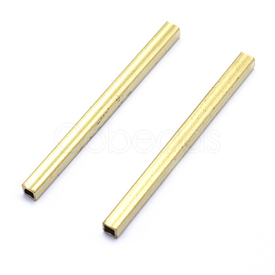 Brass Tube Beads KK-A143-29C-RS-1