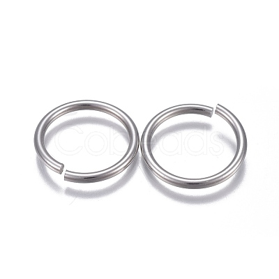 Tarnish Resistant 304 Stainless Steel Open Jump Rings X-STAS-P236-24P-1