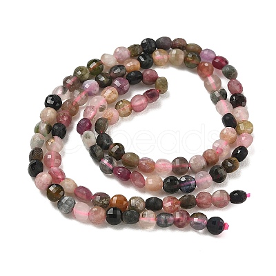 Natural Multicolor Tourmaline Beads Strands LS-G-E530-07H-1