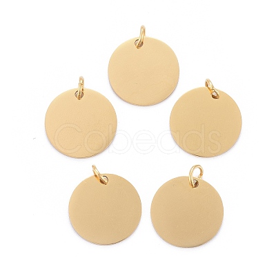 Ion Plating(IP) 304 Stainless Steel Pendants X-STAS-I311-32F-G-1