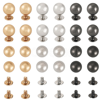 18 Sets 3 Colors Iron Screws FIND-TA0006-29B-1