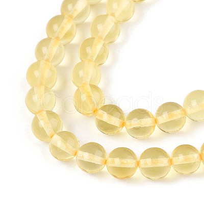 Natural Amber Beads Strands G-N351-05A-01-1