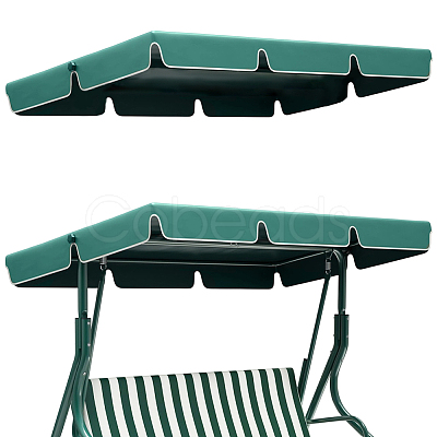 Oxford Cloth Outdoor Courtyard Swing Roof Cover AJEW-WH20816-215-1