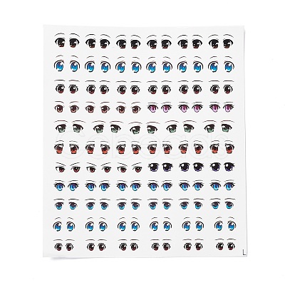 Water Transfer Eyes Stickers LS-DIY-B039-01-1
