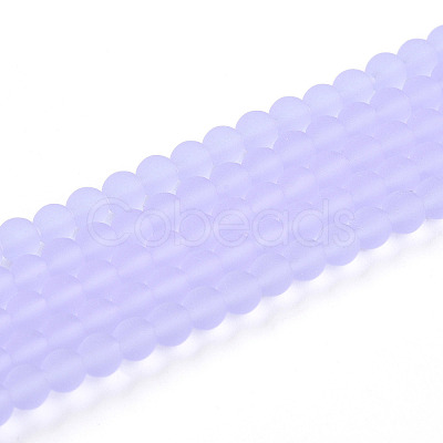 Transparent Glass Beads Strands GLAA-T032-T4mm-MD01-1