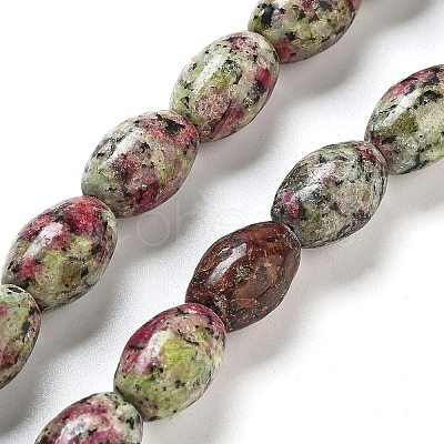 Natural Ruby in Zoisite Beads Strands G-B106-B12-01-1