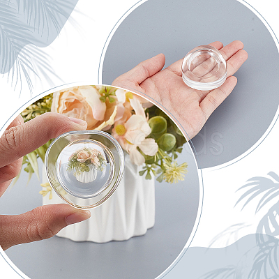 Glass Crystal Ball Holder AJEW-WH0270-724B-1