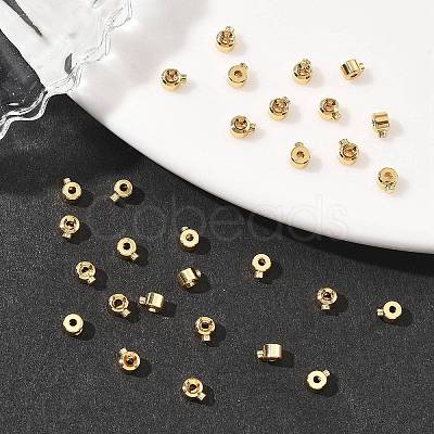 SHEGRACE Brass Crimp Beads XGRPCH962-186G-1