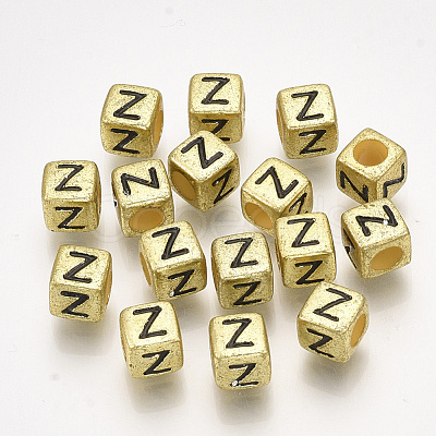 Acrylic Beads PB43C9308-G-Z-1