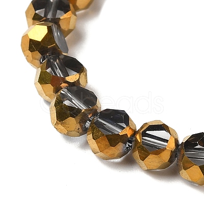 Electroplate Glass Beads Strands X-EGLA-P061-01B-02-1