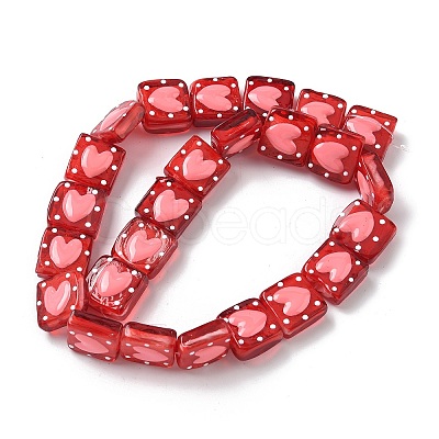 Handmade Lampwork Enamel Beads LAMP-G147-02F-1