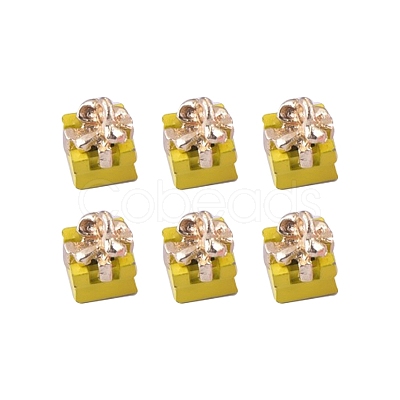 Zinc Alloy Enamel Jewelry Pendant Accessories ENAM-TAC0007-06G-1