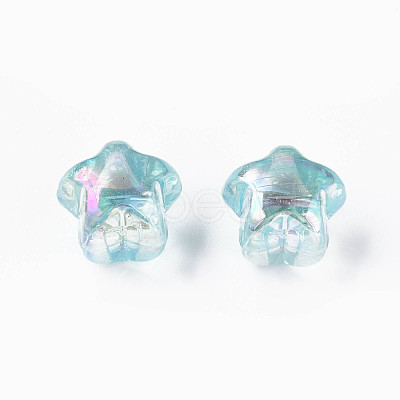 1-Hole Transparent Acrylic Buttons MACR-S373-129-C07-1