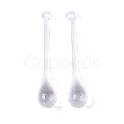 Transparent Plastic Big Pendants KY-T042-01-1