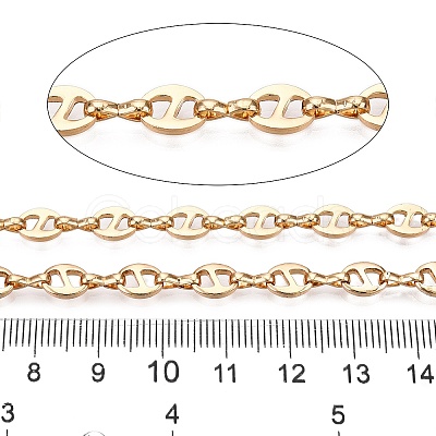 Iron Coffee Bean Link Chains CH-T005-10KCG-1
