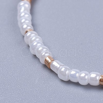 Adjustable Nylon Thread Braided Beads Bracelets BJEW-JB04374-1