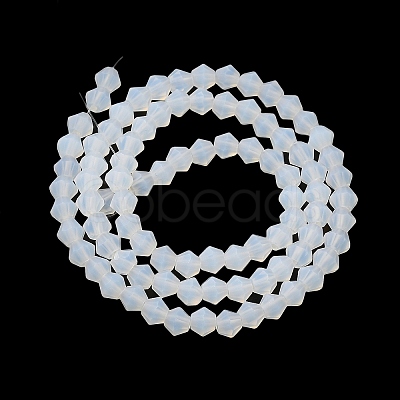 Imitation Jade Frosted Glass Bead Strands LS-EGLA-A039-J4mm-MD05-1