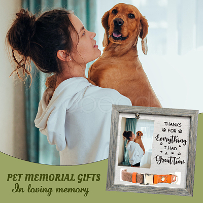 MDF Pet Photo Frames DIY-WH0525-028-1