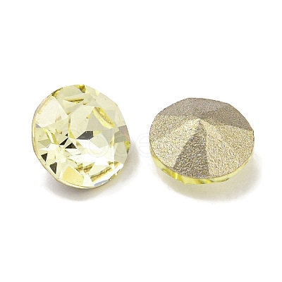 Glass Rhinestone Cabochons RGLA-L029-13B-213-1