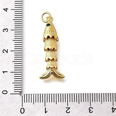 Brass Micro Pave Cubic Zirconia Pendants KK-R217-01G-09-1