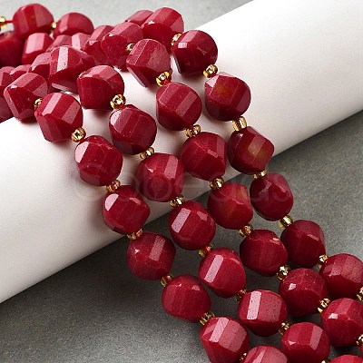 Natural Quartz Dyed Beads Strands G-U023-A02-07-1