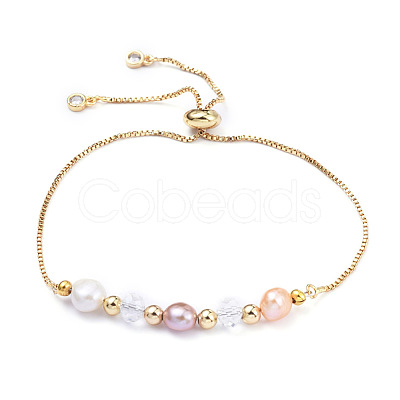 Adjustable Brass Slider Bracelets BJEW-JB05182-1