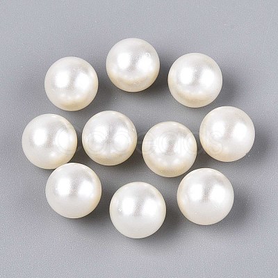 ABS Imitation Pearl Acrylic Beads OACR-S011-10mm-01-1