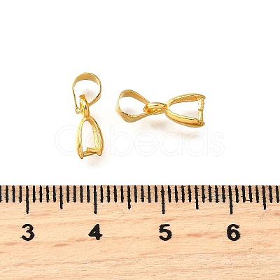 Brass Ice Pick Pinch Bails KK-E143-G-FF-1