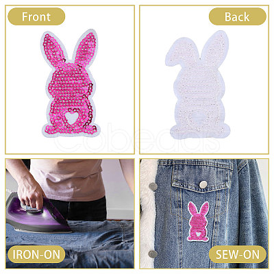 12Pcs 6 Colors Handicraft Beading Felt Appliques PATC-CA0001-25-1