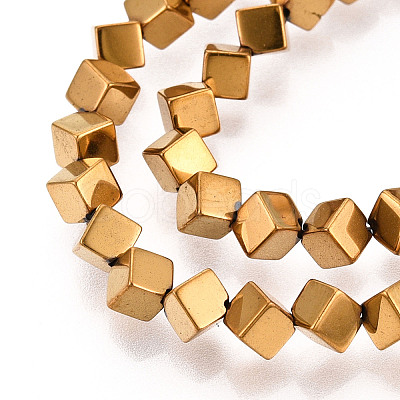 Electroplated Synthetic Non-magnetic Hematite Beads Strands G-T139-62B-1