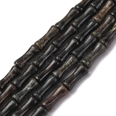 Natural Biotite Beads Strands G-L624-G09-12x5mm-1