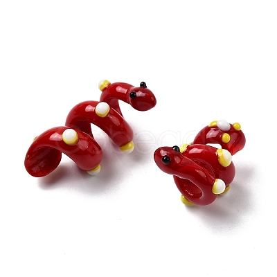 Handmade Lampwork Enamel Beads LAMP-K039-35D-1