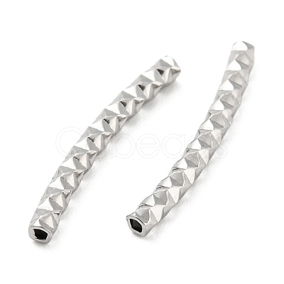 Non-Tarnish 304 Stainless Steel Tube Beads X-STAS-B047-29B-P-1