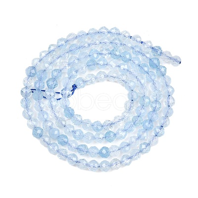 Natural Aquamarine Beads Strands G-RM250101-B31-1