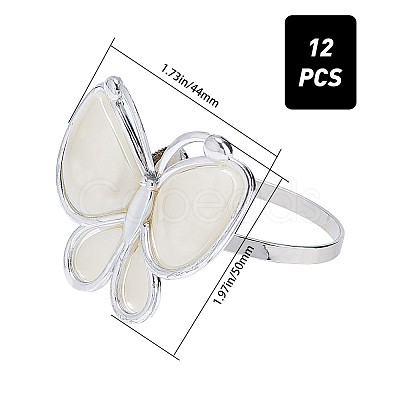 Iron Napkin Rings AJEW-GF0002-82-1