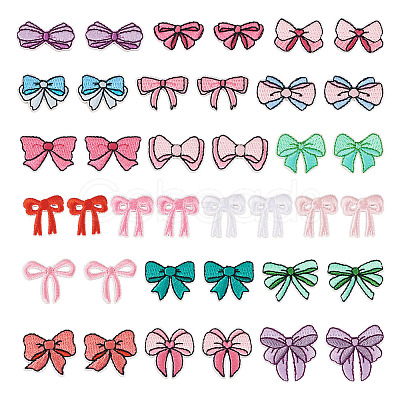 2 Bags 38Pcs Computerized Embroidery Cloth Self Adhesive Patches PATC-TA0001-37-1