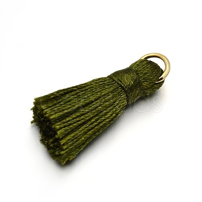 Nylon Tassel Pendant Decorations X-FIND-D015-19G-1