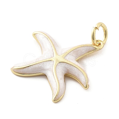 Brass Enamel Pendants KK-Q029-04G-03-1