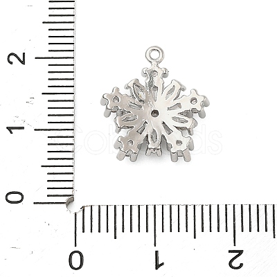 Brass Micro Pave Cubic Zirconia Pendatns KK-I380-03P-1