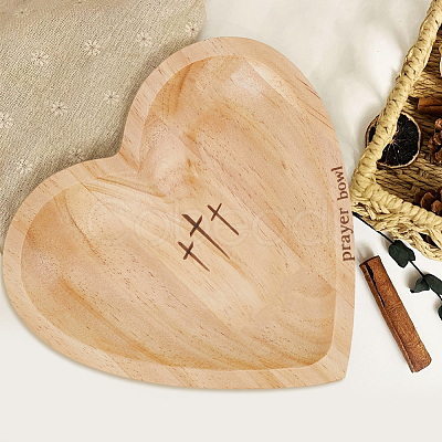 1Pc Wood Prayer Bowl ODIS-CN0008-05-1