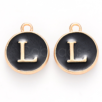 Golden Plated Alloy Charms ENAM-S118-02L-1