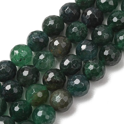 Natural Fuchsite Beads Strands GG-CBADA9D-A01-8mm-1