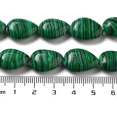 Synthetic Malachite Dyed Beads Strands G-P528-L07-01-1